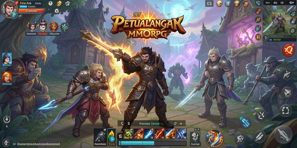 Gameplay seru dan penuh aksi di dunia 9ET.