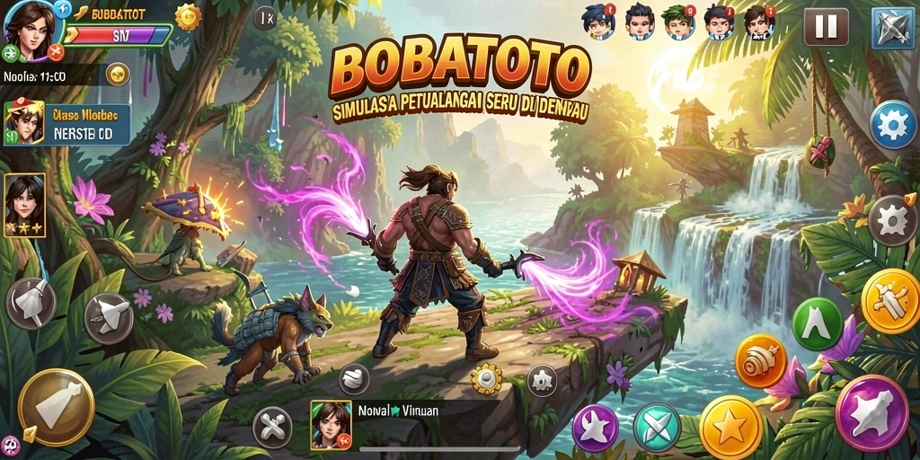 Gameplay menarik dari BOBATOTO yang menunjukkan interaksi karakter.
