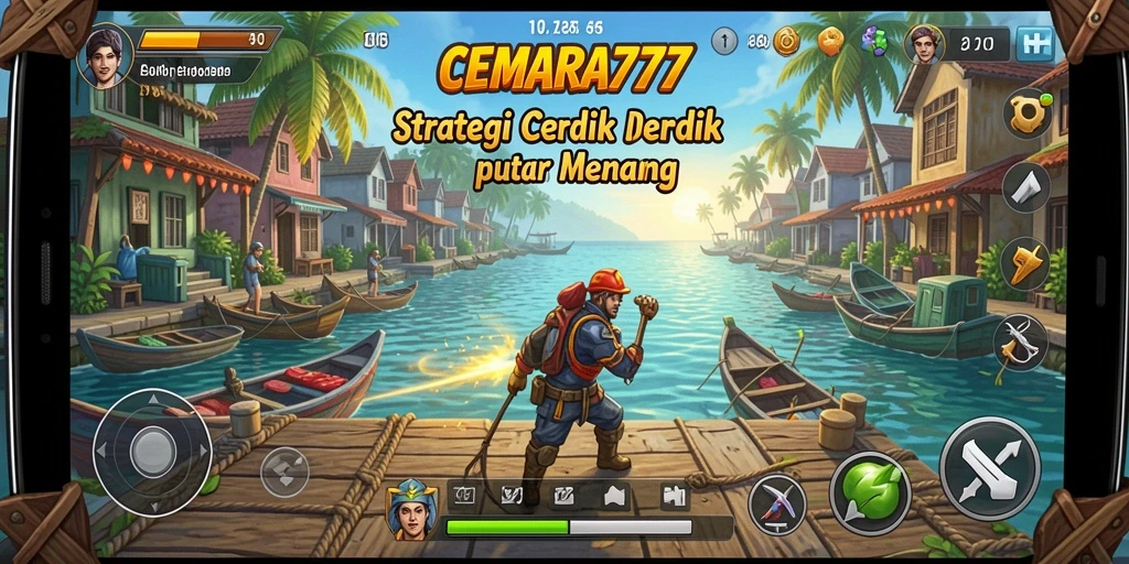 Tampilan dinamis gameplay CEMARA777 yang menarik dan penuh strategi.