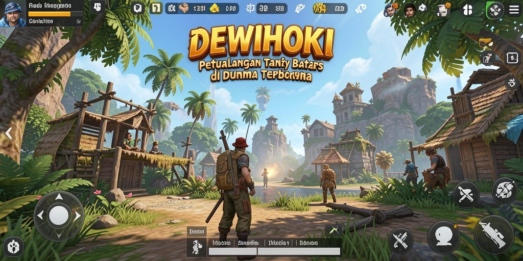 Screenshot utama DEWIHOKI menampilkan gameplay Open World yang mengesankan.