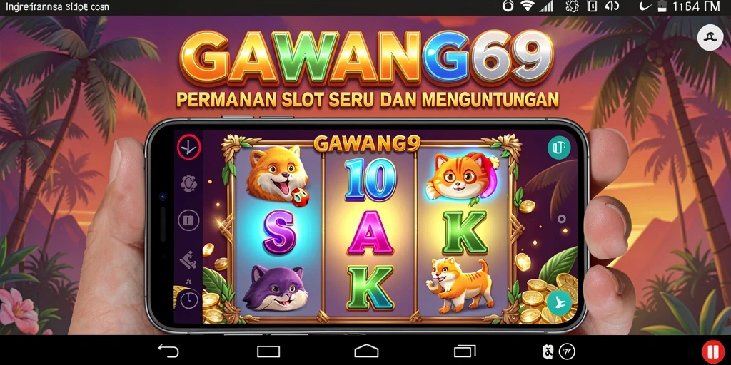 Screenshot utama GAWANG69 menampilkan gameplay Slot yang seru.