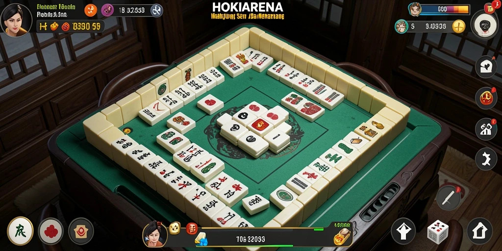 Menampilkan gameplay menarik dan strategis dari HOKIARENA.