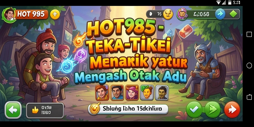 Gameplay HOT985 yang seru dan menantang untuk dipecahkan.