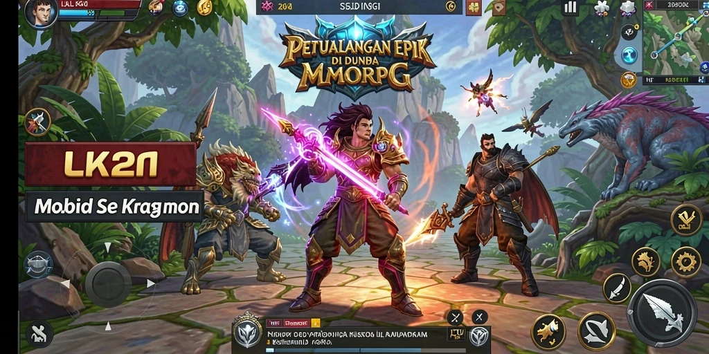 Tampilan gameplay LK21 yang epik dan mendebarkan.