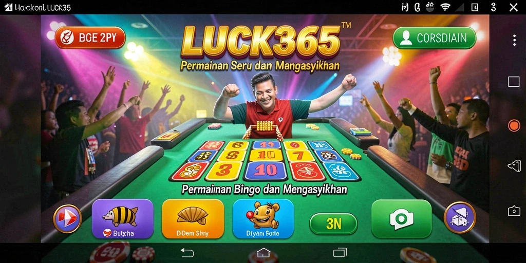 Tampilan gameplay menarik di LUCK365, nikmati permainan Bingo.