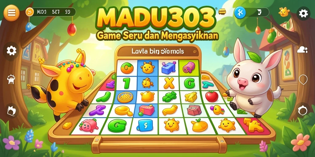 Screenshot gameplay MADU303 yang menunjukkan keseruan Bingo.