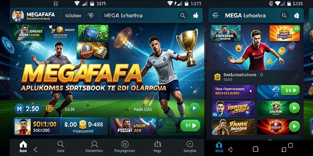 Tampilan gameplay Sportsbook MEGAFAFA yang menarik dan interaktif.