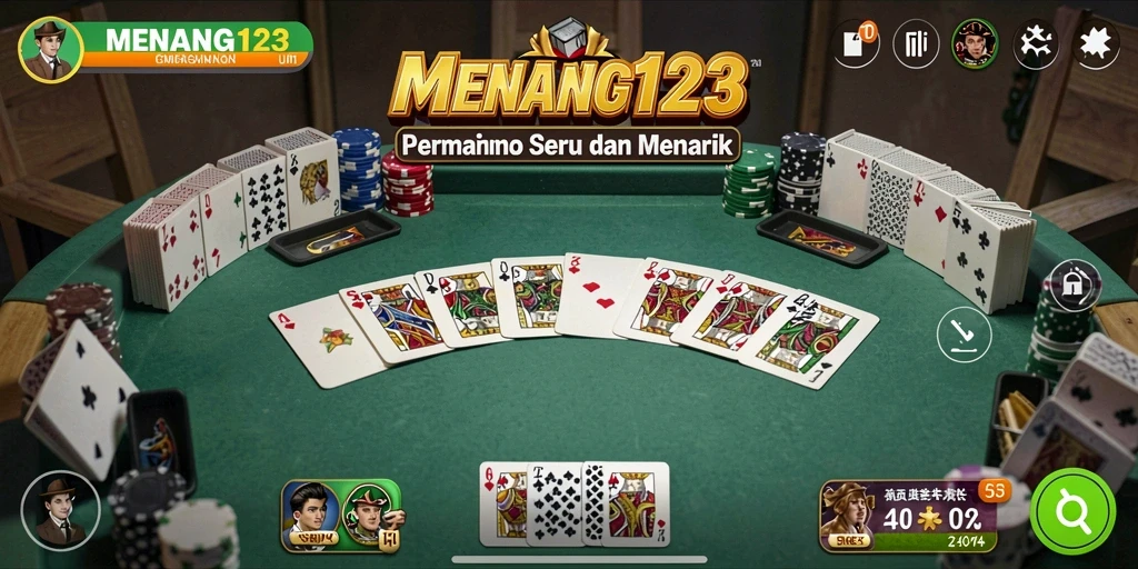 Tampilan gameplay seru dan mendebarkan di MENANG123.