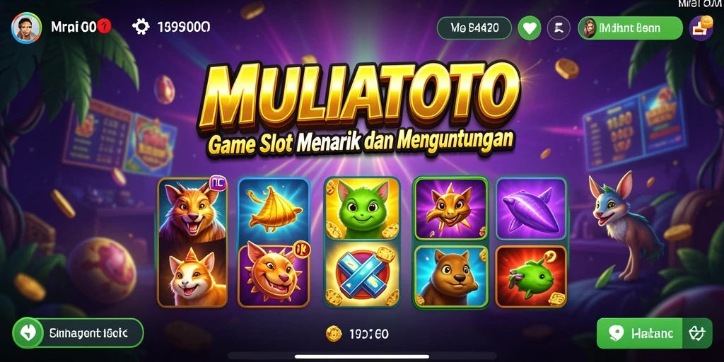 Screenshot gameplay MULIATOTO yang menampilkan keseruan Slot.