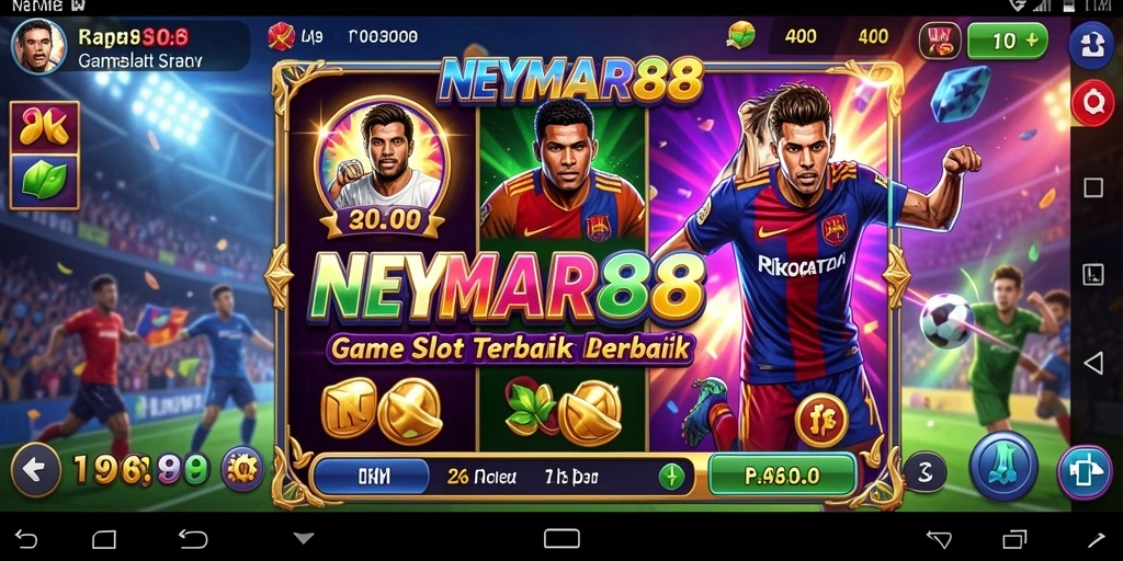 Tampilan gameplay menarik dari NEYMAR88 dengan berbagai fitur slot.
