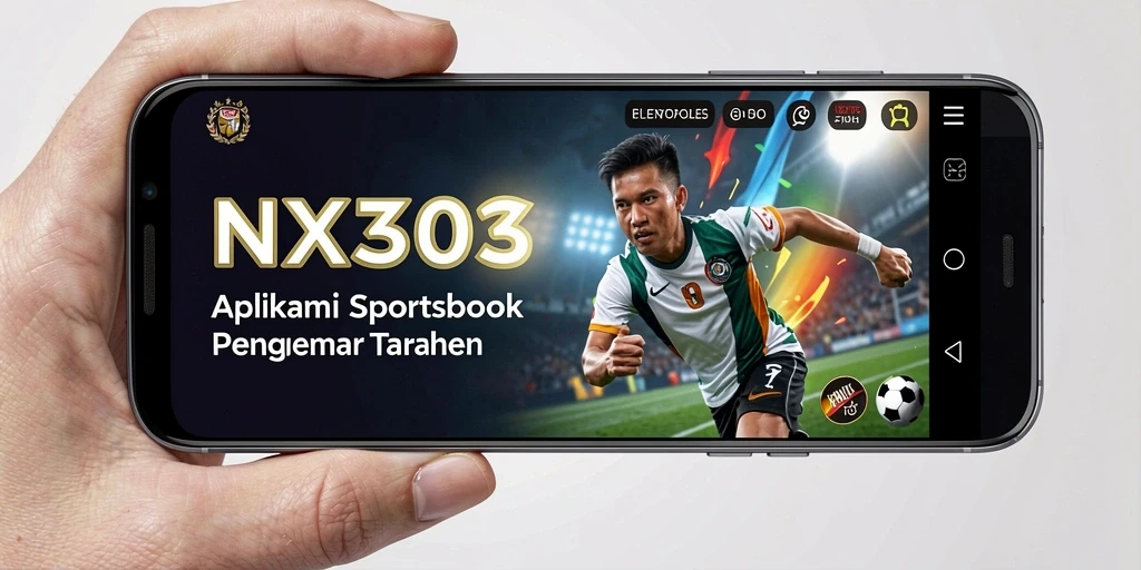 Tangkapan layar NX303 menampilkan antarmuka taruhan olahraga yang menarik.