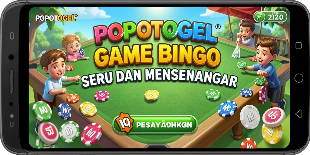 Screenshot gameplay <strong>POPOTOGEL</strong> menampilkan keseruan permainan Bingo.
