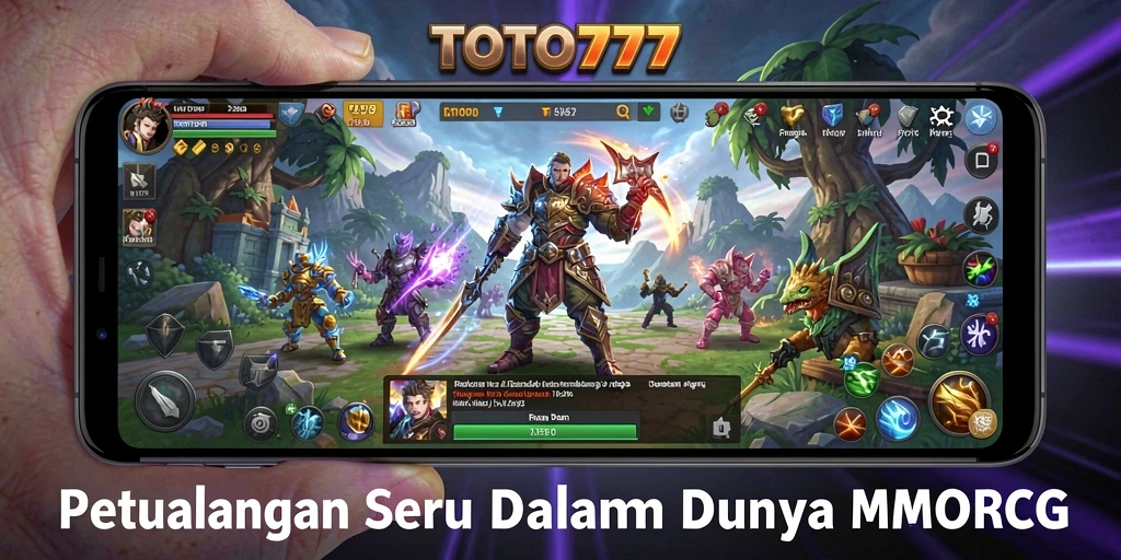 Tangkapan layar TOTO777 menampilkan aksi seru dalam dunia MMORPG.