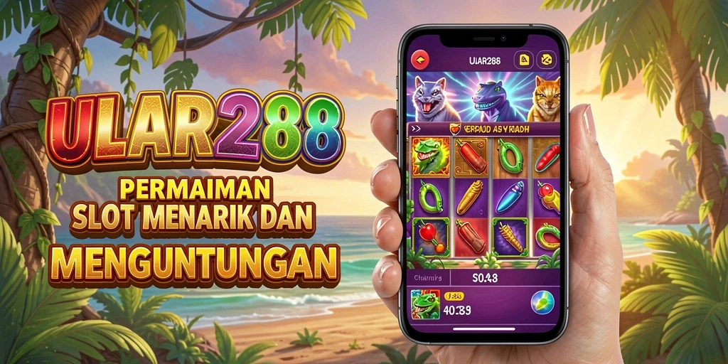 Tampilan menarik dari gameplay Slot ULAR288 yang mengasyikkan.